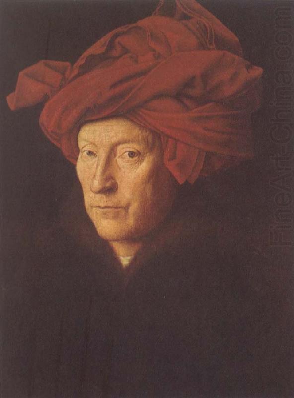 Jan Van Eyck Man in Red Turban china oil painting image